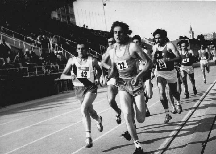 José Luis González carrera de 1500m